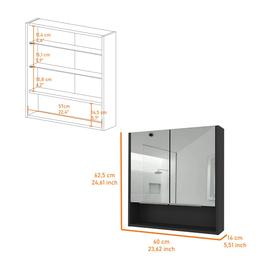 FM FURNITURE Ozark 24in. Medicine Cabinet w/ Mirror
