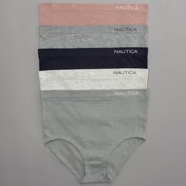 Womens Nautica 5pk. Briefs w/ Logo NT3714-5PKZ