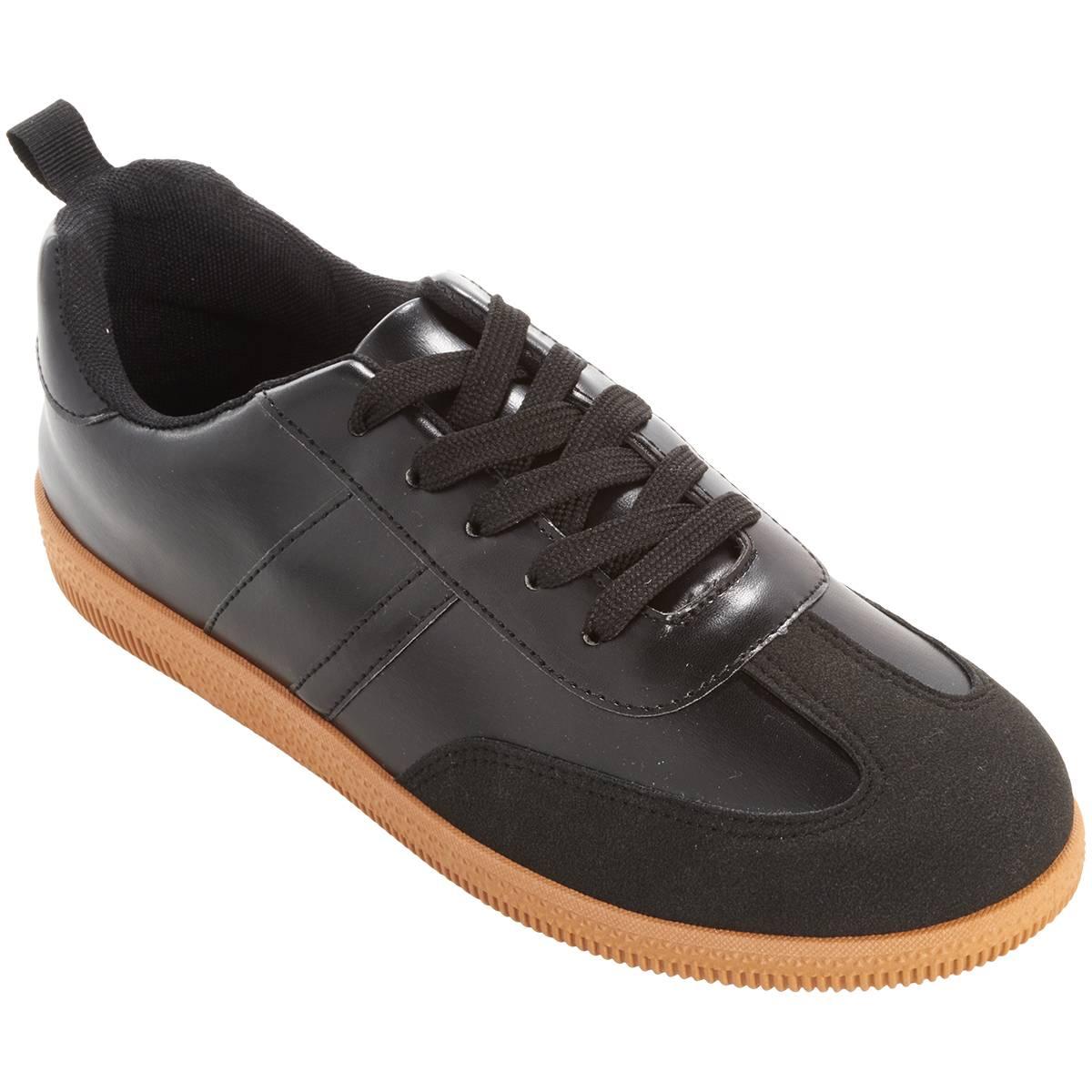 Womens Love 83 Solid Black Fashion Sneakers