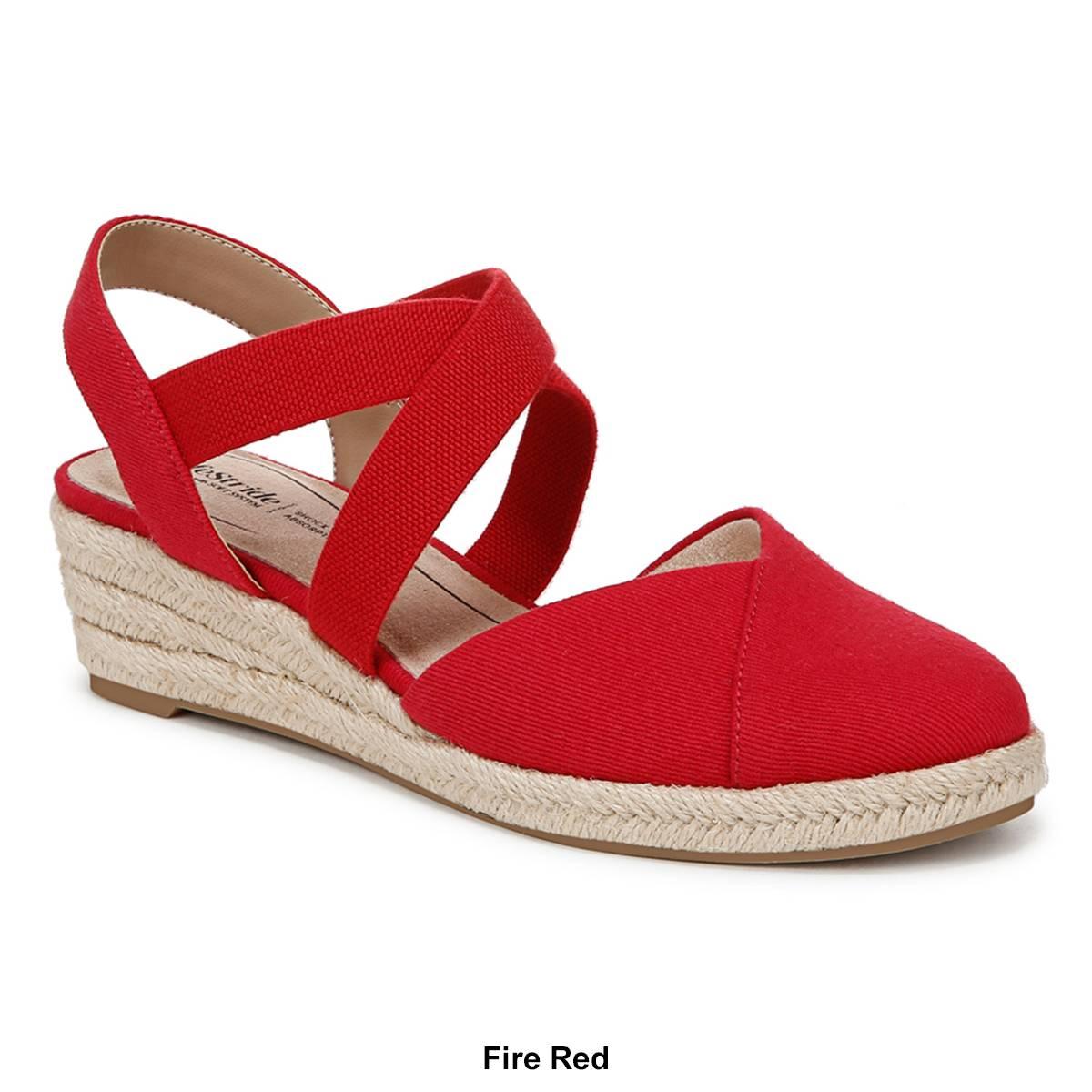 Womens LifeStride Kimball Espadrille Wedge Sandals
