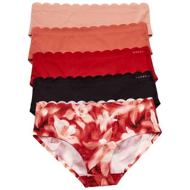 Womens Danskin 5pk. Bonded Micro Hipster Panties DS7254-5PKBH
