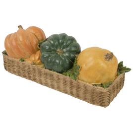 Northlight Seasonal 15in. Rattan Basket Thanksgiving Decor