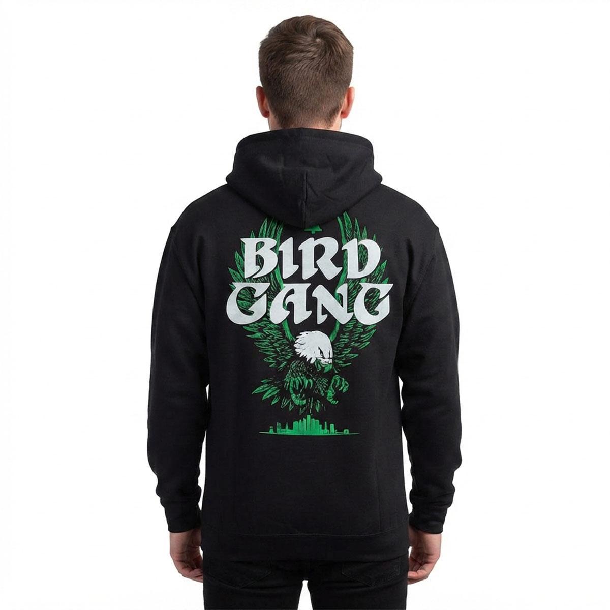 Mens Tailgate Philadelphia Football Bird Gang Swoop Hoodie