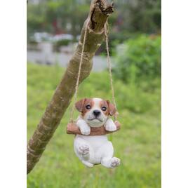 Hi-Line Gift Hanging Jack Russell Terrier Puppy Statue