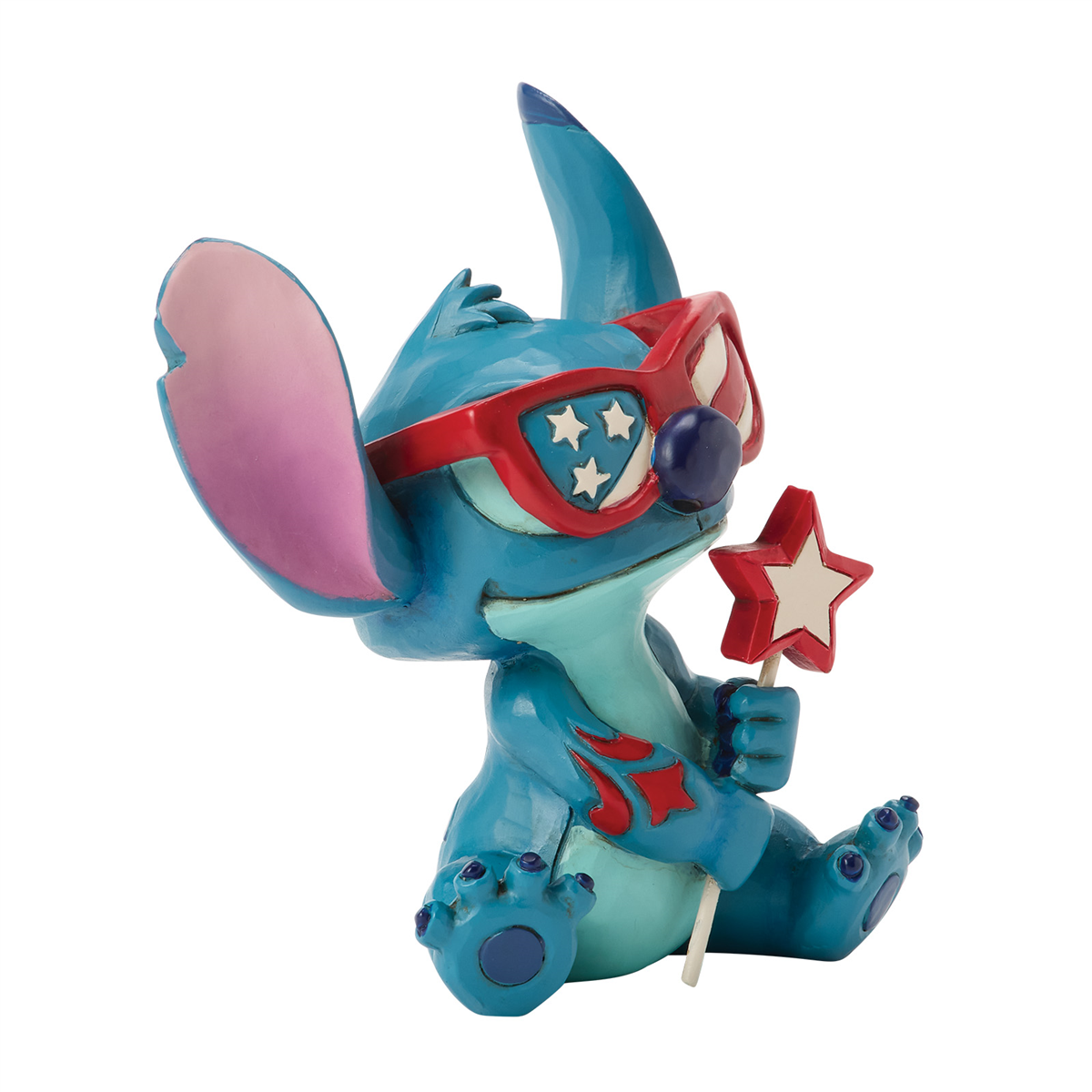 Jim Shore Disney Traditions Stitch Patriotic Mini Figurine