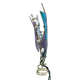 Kurt Adler 10-Light Capiz Color Star of David Treetop