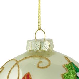 Northlight Seasonal 4in. Glittered Poinsettia Christmas Ornament