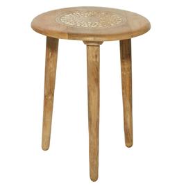 9th & Pike® Brown Wood Traditional Accent Table