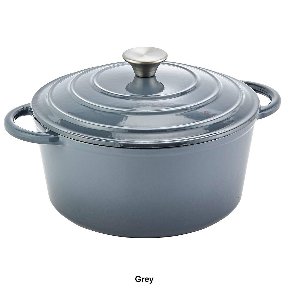 Healthy Living Enamel Cast Iron Dutch Oven- 5qt.