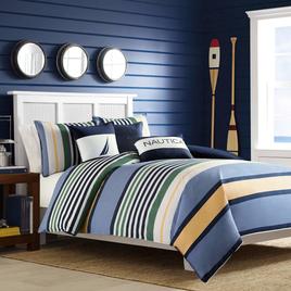 Nautica Dover Blue Comforter Sham Set
