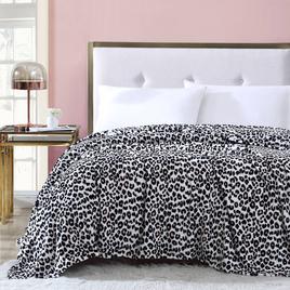 Betsey Johnson Betseys Leopard Plush-Fleece Blanket