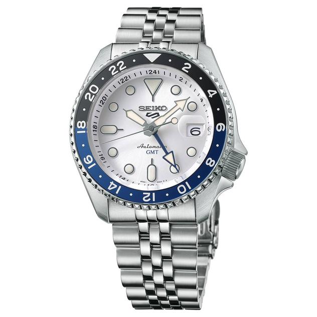 Mens Seiko 5 Sports Collection White Dial Watch - SSK033