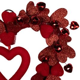 Northlight Seasonal Red Heart Glittered Valentine''s Day Wreath