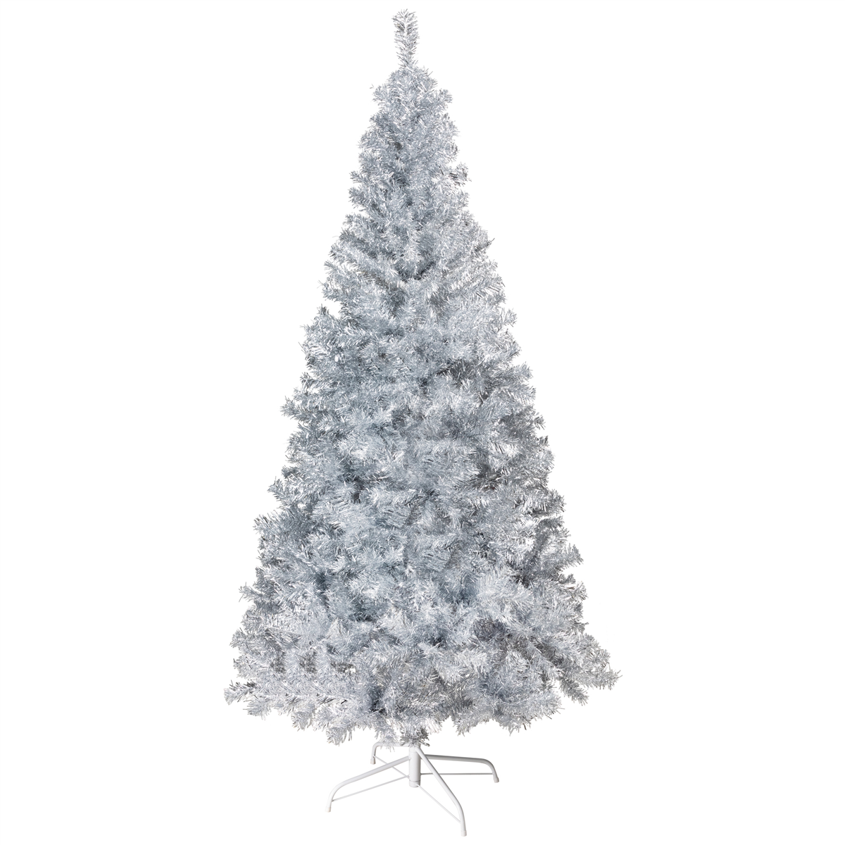 Northlight 9ft. Silver Tinsel Christmas Tree