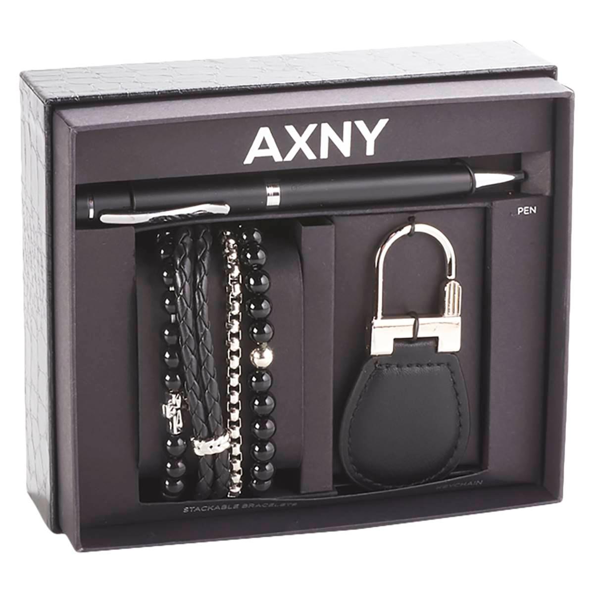 Mens Gentlemen''s Classics(tm) Silver Necklace/ Key Fob/ Pen Set