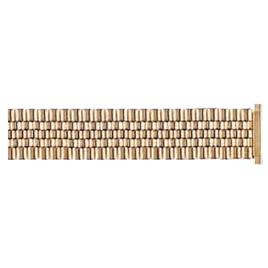 Unisex Watchbands 2 Go Gold-Tone 16-21mm Watch Band