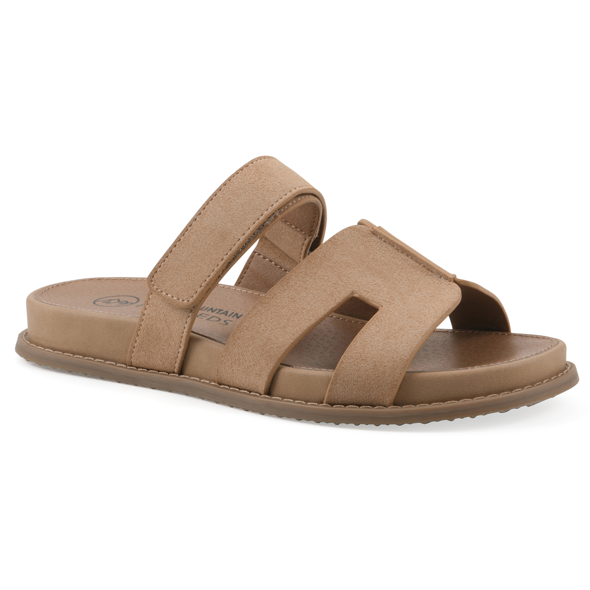 Womens White Mountain Mazi Slide Sandals