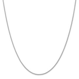 Unisex Gold Classics(tm) 1.5mm. White Parisian Wheat 14in. Necklace