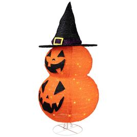 Northlight Seasonal 34in. Jack-O-Lanterns in Witch''s Hat Décor
