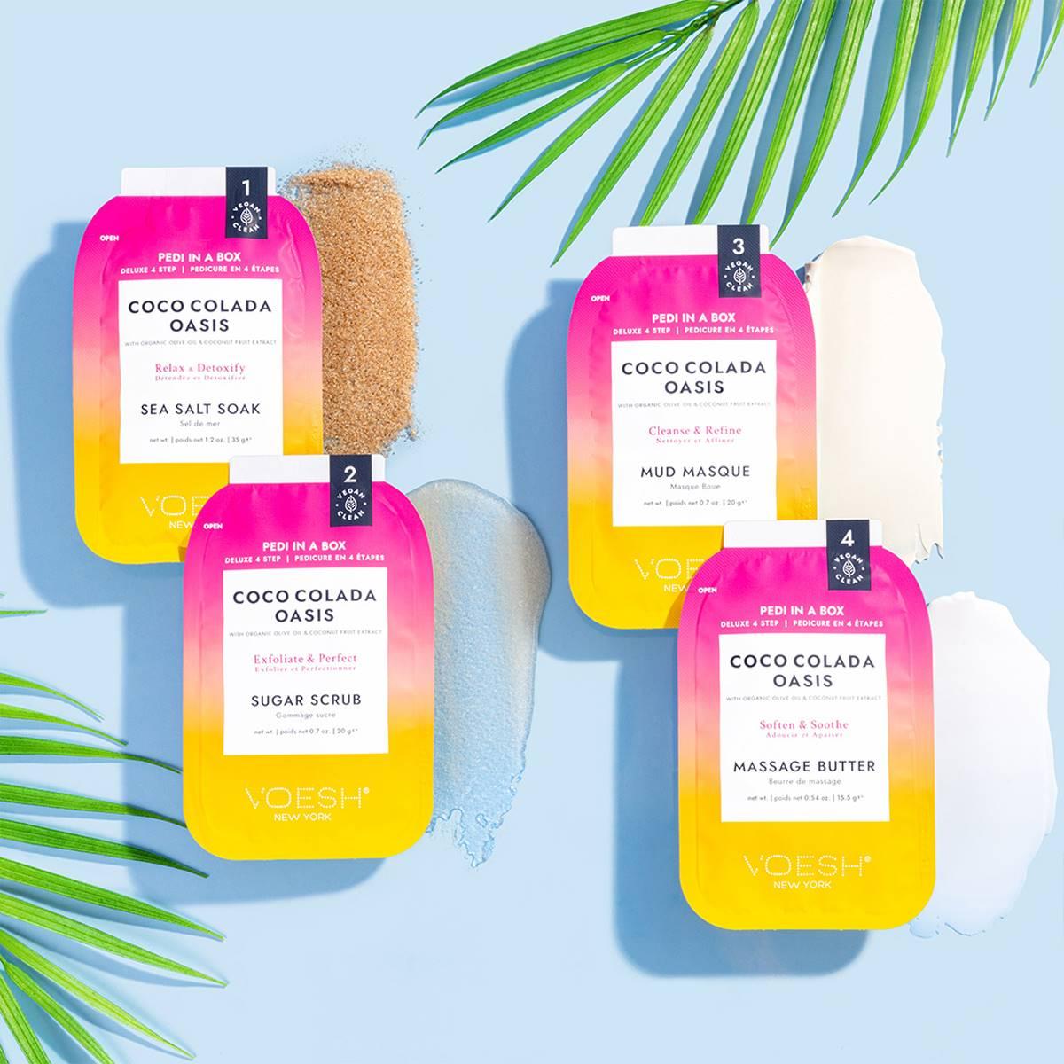 Voesh Coco Colada Oasis Pedicure Collection