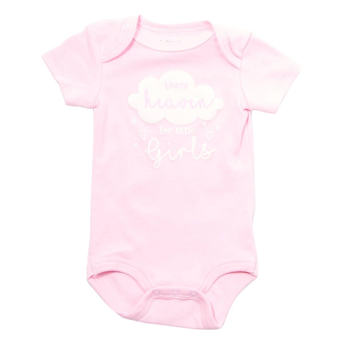 Baby Girl (NB-9M) baby views Thank Heaven For Girls Bodysuit