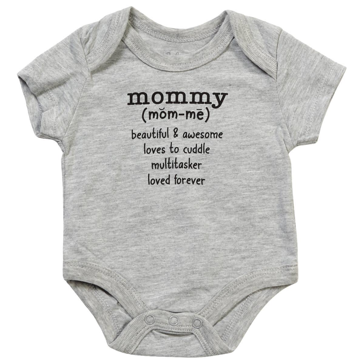 Baby Unisex (3-9M) Baby Essentials Mommy Awesome Bodysuit