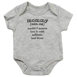 Baby Unisex (3-9M) Baby Essentials Mommy Awesome Bodysuit