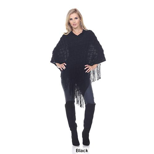 Womens White Mark Frostine Poncho