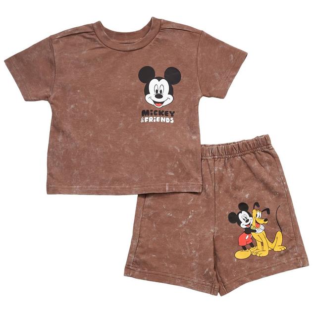 Toddler Boy Disney Mickey & Friends Shorts Set
