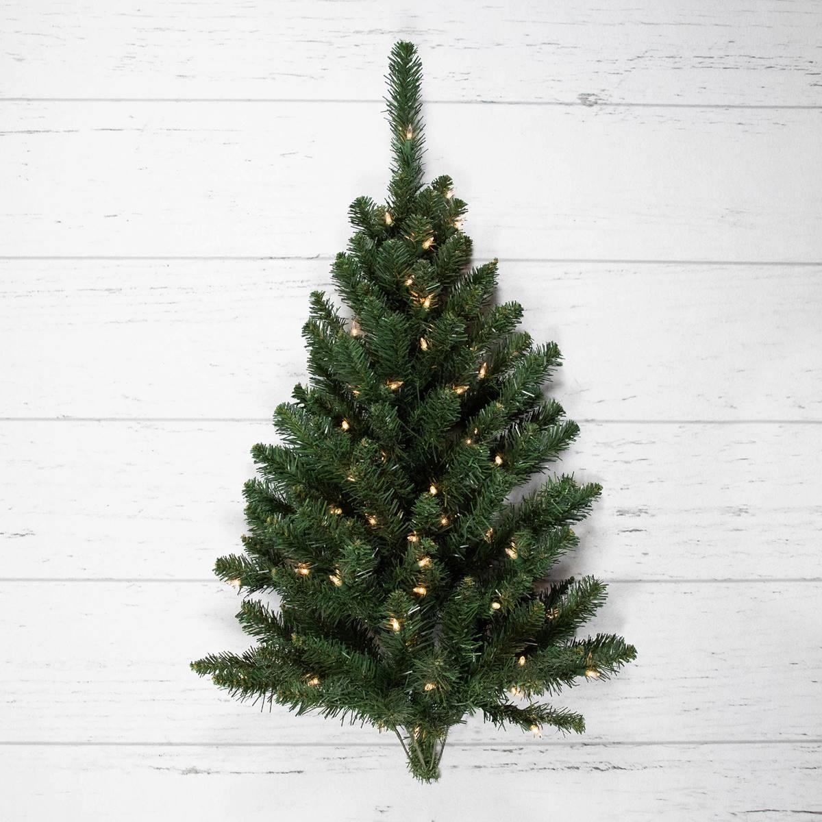 Northlight Seasonal 3ft. Pre-Lit Fir Hanging Christmas Tree