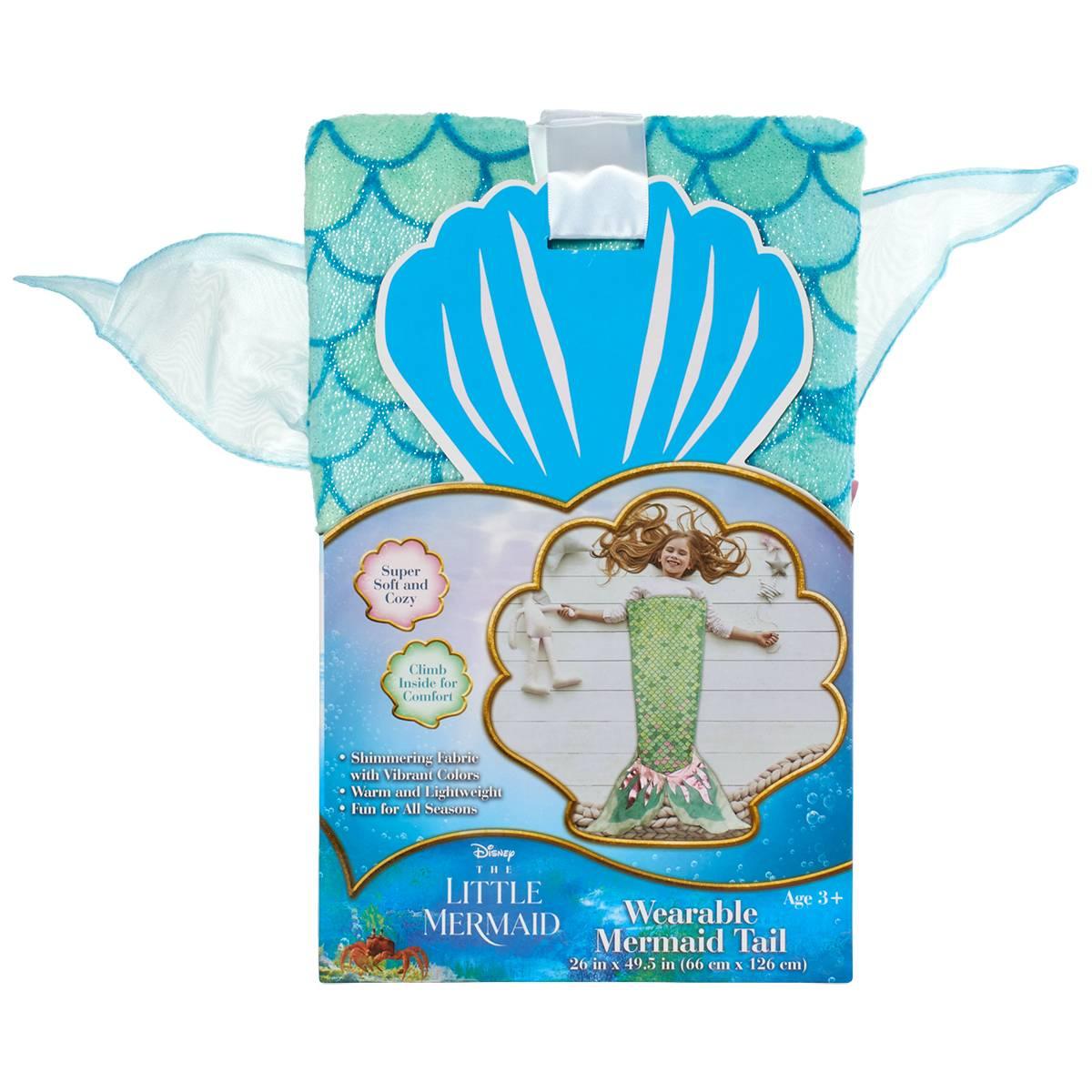 Disney Little Mermaid Princess Tail Throw