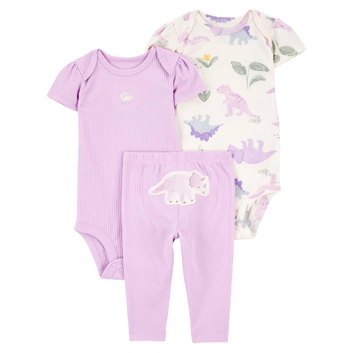 Baby Girl (NB-24M) Carter''s(R) 3pc. Dino Little Character Set