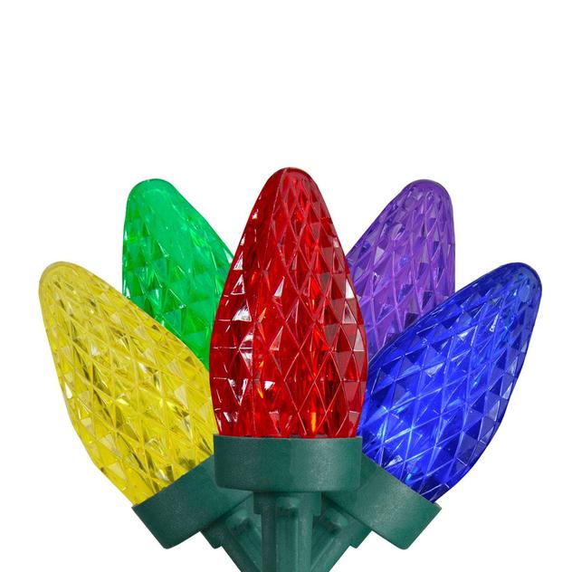 Northlight 50ct. LED Faceted Christmas Light Set