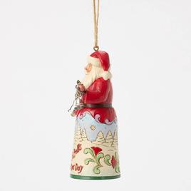 Jim Shore Santa I Heard The Bells Hanging Christmas Ornament