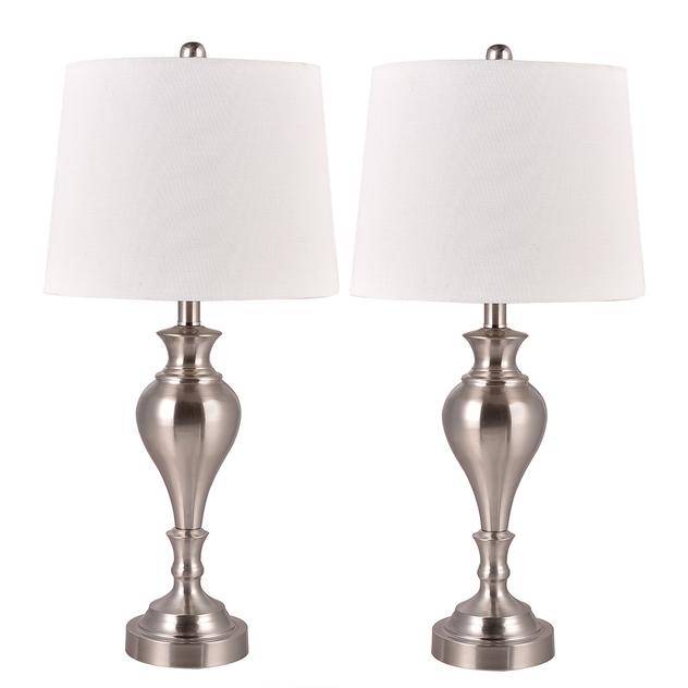 Fangio Lighting 27in. Pair Metal Lamps