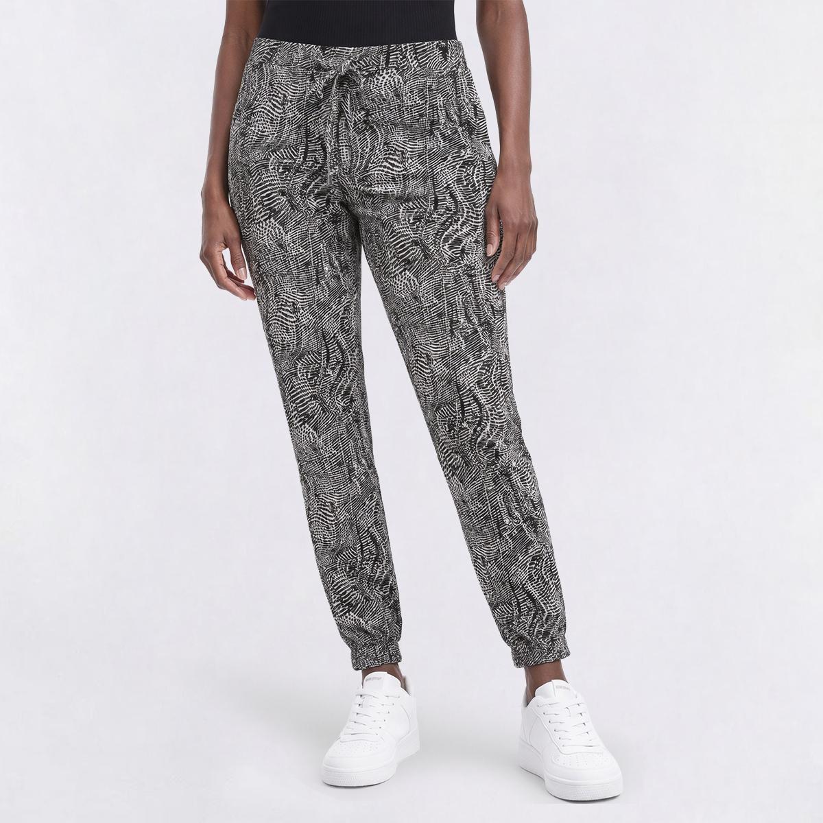 Womens Love Scarlet Drawstring Tie Abstract Jogger