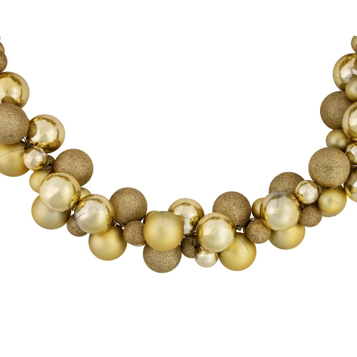 Northlight Seasonal 6ft. Shatterproof Gold Christmas Garland