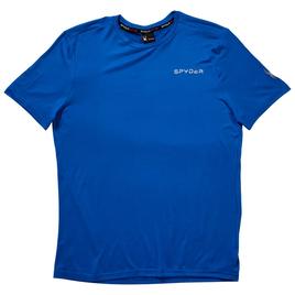 Mens Spyder Short Sleeve Solid Crew Neck Tee
