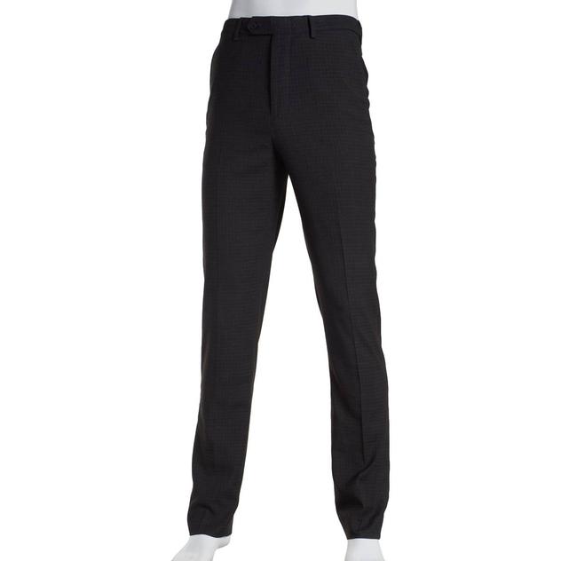 Mens Vince Camuto Checkered Slim Fit Dress Pants - Grey