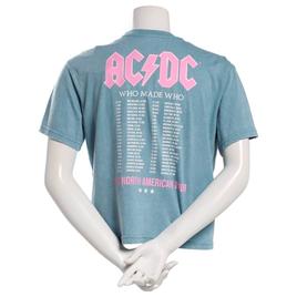 Juniors C-Life Mineral Wash AC/DC Tour Cropped Tee