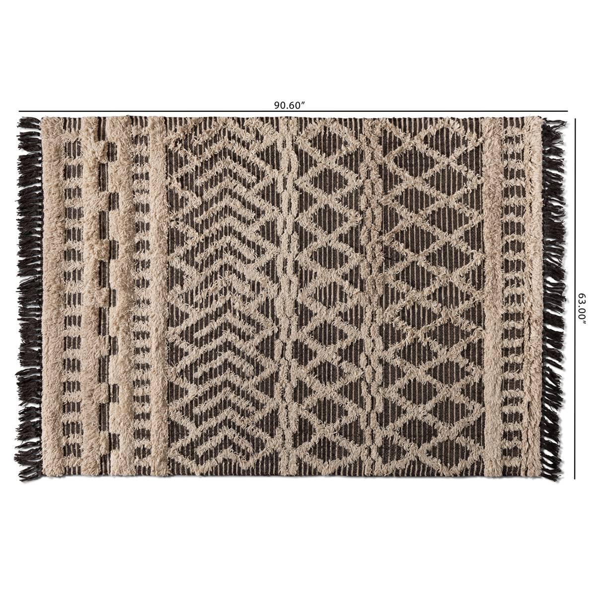 Baxton Studio Heino Modern & Contemporary Wool Area Rug