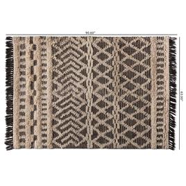 Baxton Studio Heino Modern & Contemporary Wool Area Rug