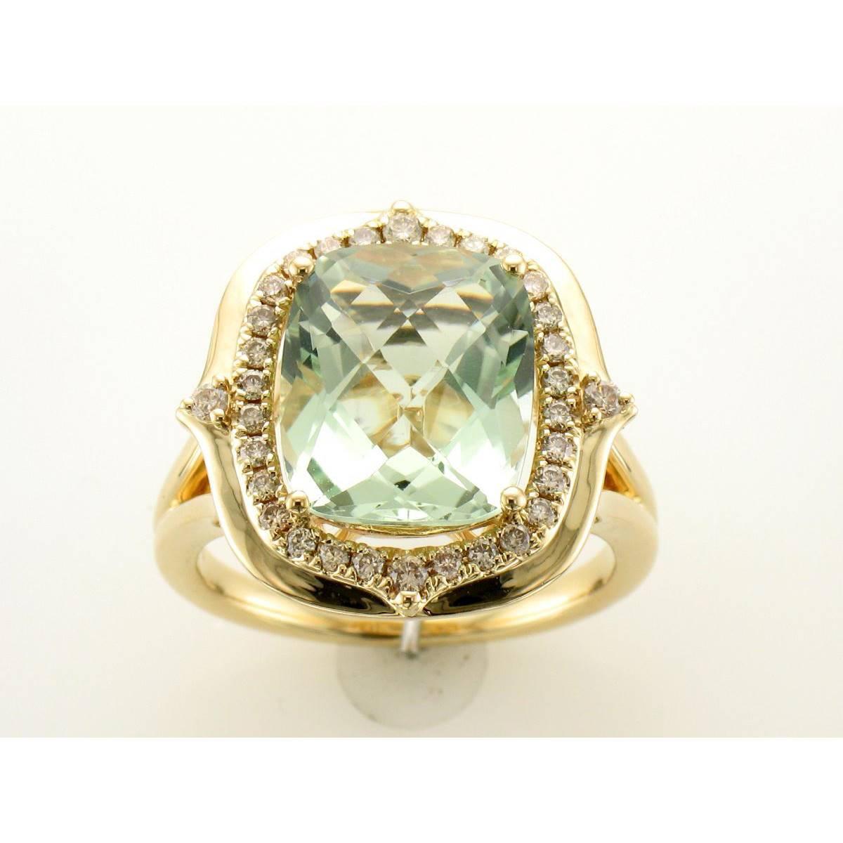 Le Vian(R) Mint Julep Quartz(tm) & Nude Diamonds(tm) Cushion Ring