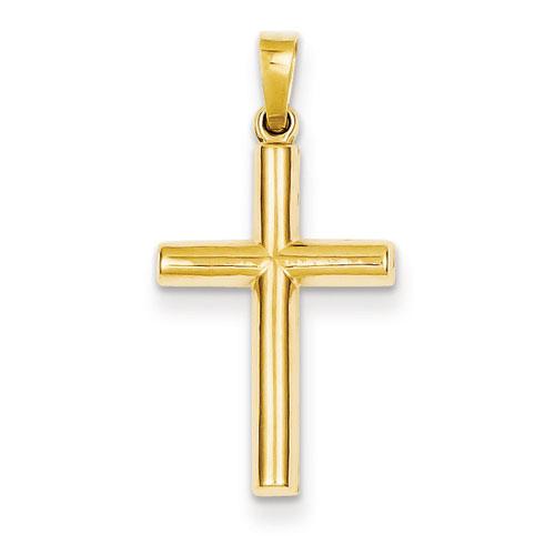Gold Classics™ 14kt. Gold Hollow Cross Pendant