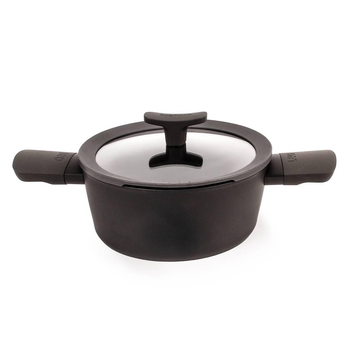 BergHOFF Leo 10pc. Non-stick Ceramic Cookware Set w/ Glass Lid
