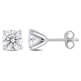 Sterling Silver 2ctw. Dew Moissanite Stud Earrings