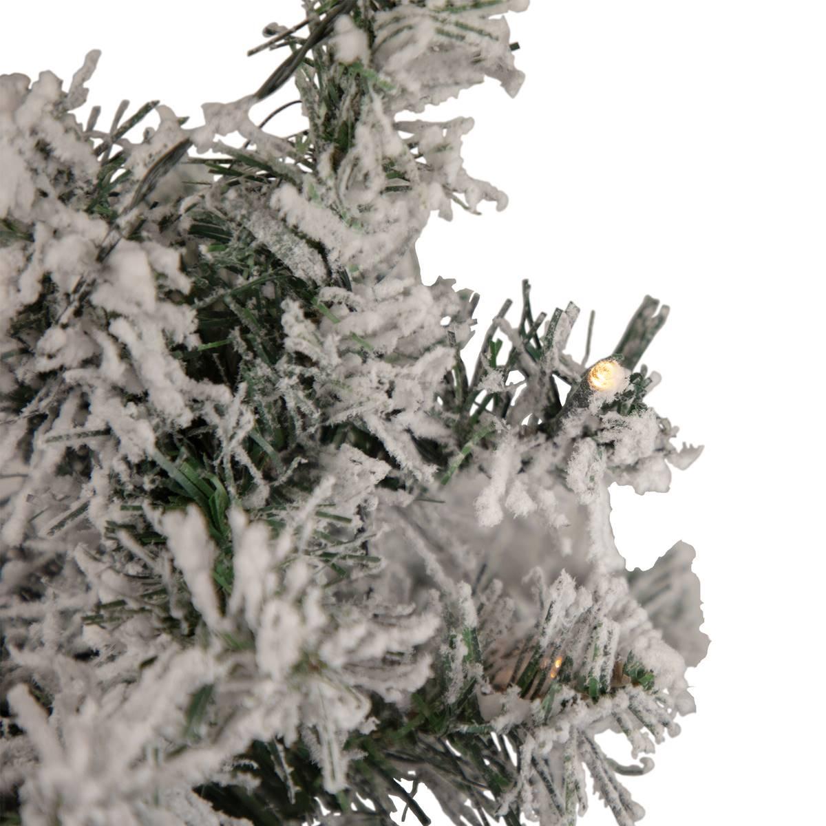 Northlight Seasonal 2ft. Pre-Lit Flocked Pine Christmas Tree