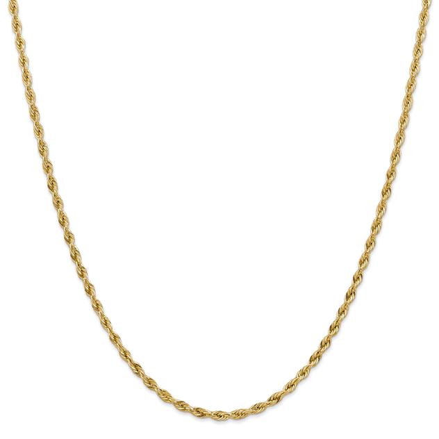 Gold Classics™ 10kt. 3.0mm Semi-Solid Rope Chain Necklace