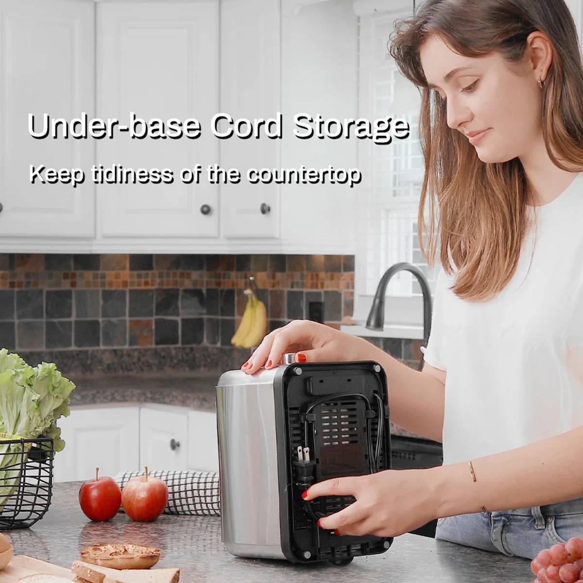 Ramjoy 2-Slice Stainless Steel Toaster