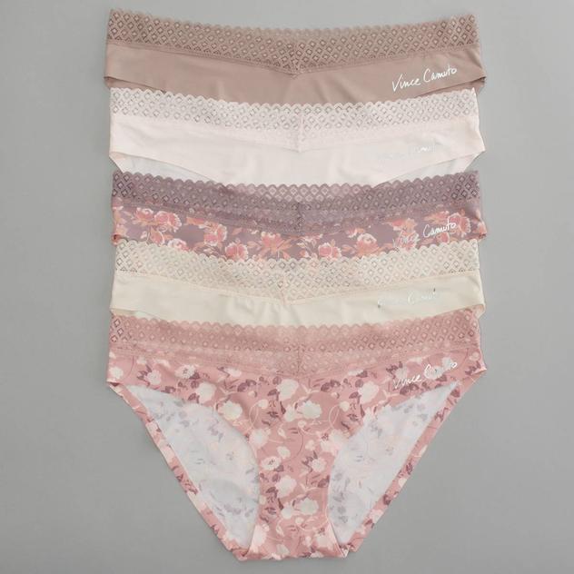 Womens Vince Camuto 5pk. Laser Cut Bikini Panties -VC18386BV